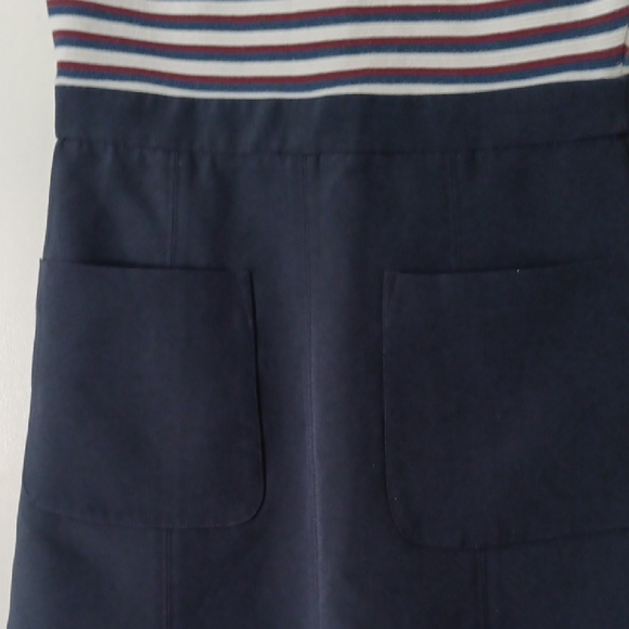 Navy Striped Dress - Picture 2 of 6